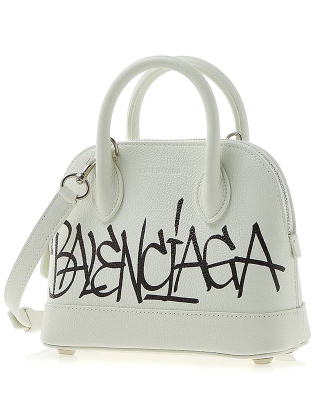 Luxury Balenciaga Trending 2025 Ville Graffiti Tote Bag White