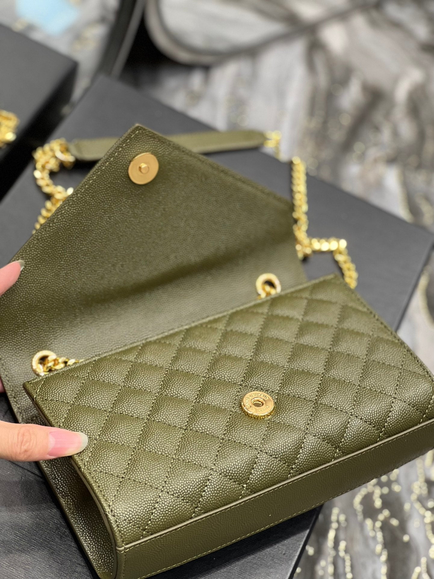 YSSL Small Bag In Mix Matelasse For Women 8in/21cm YSL
