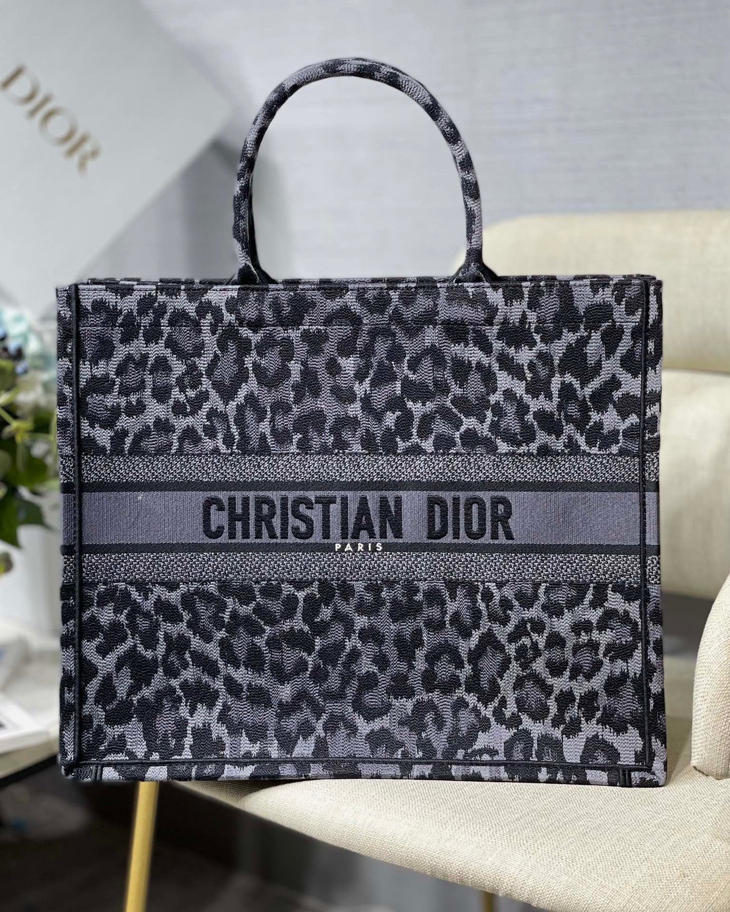 Top Quality Large Book Tote Gray Multicolor , For Women, Womens Handbags 16.5in/42cm CD M1286ZRTop Quality_M842