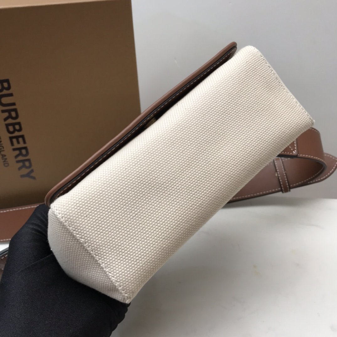 Top Quality Horseferry Print Cotton Canvas Small Crossbody Bag For Women, Bags 7.1in/18cm 80518441