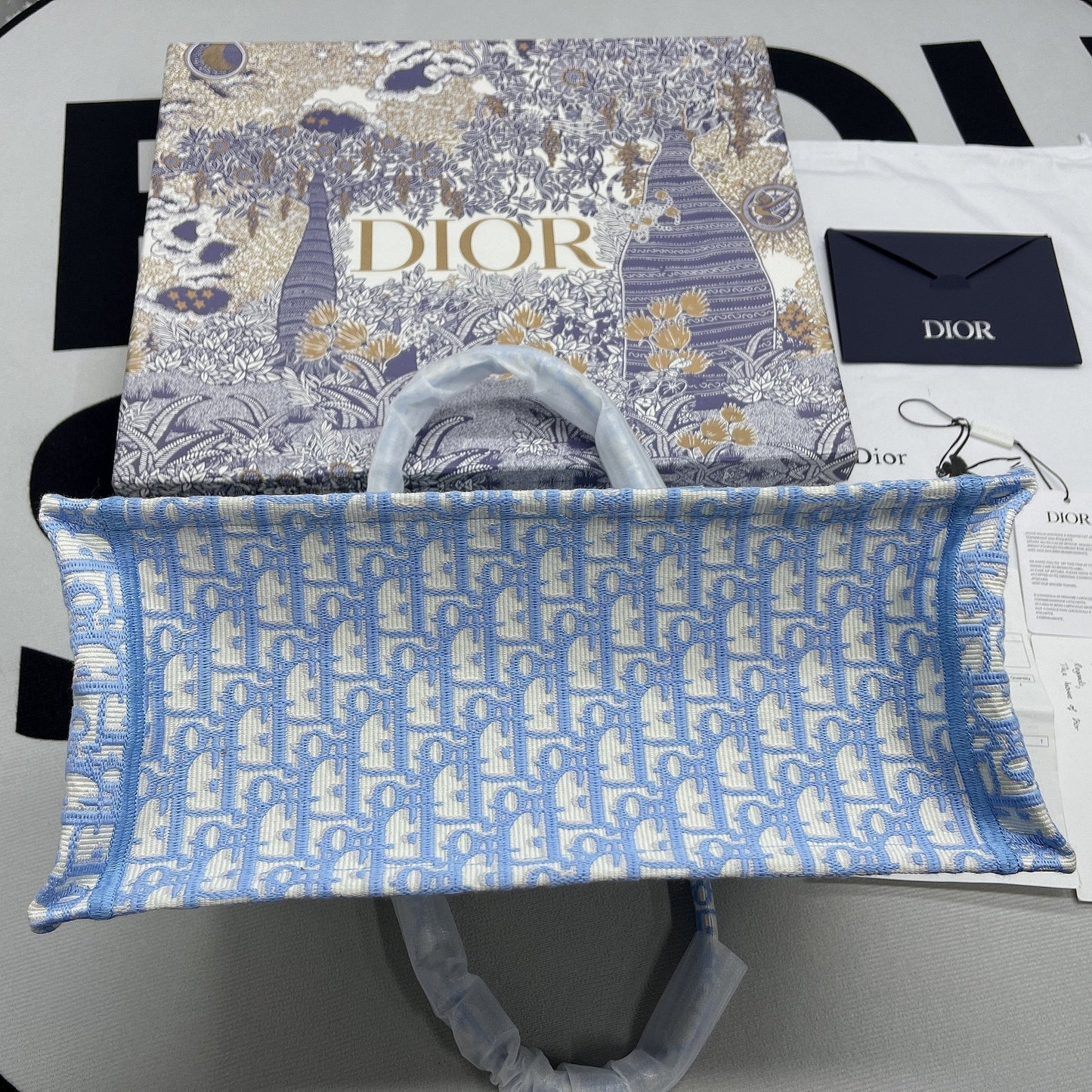 Top Quality Large Book Tote Blue, For Women, Womens Handbags 16.5in/42cm CD