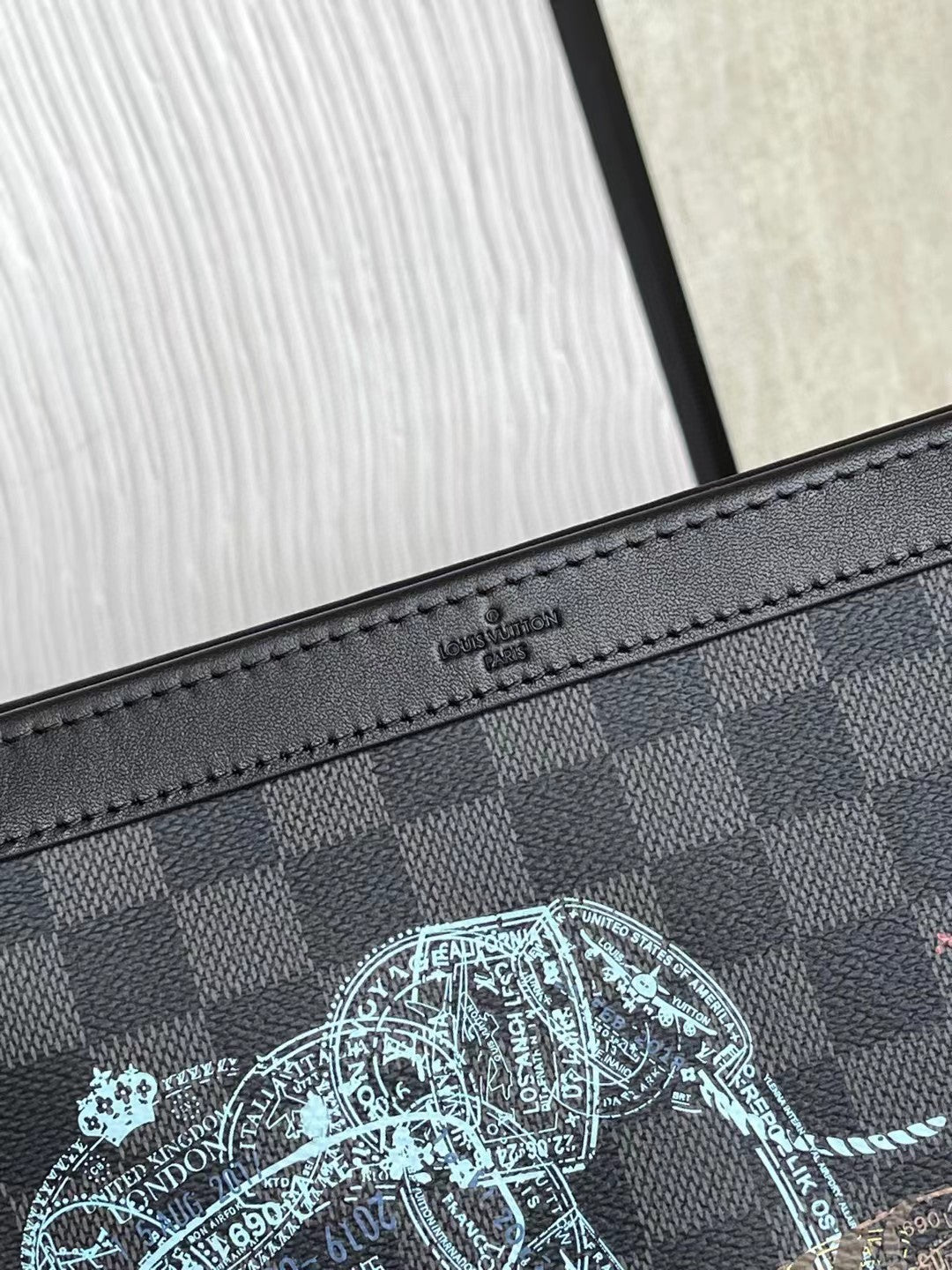 Top Quality Gaston Wearable Wallet Damier Graphite For Men, Bags, Shoulder And Crossbody Bags 8.7in/22cm Top Quality N64608