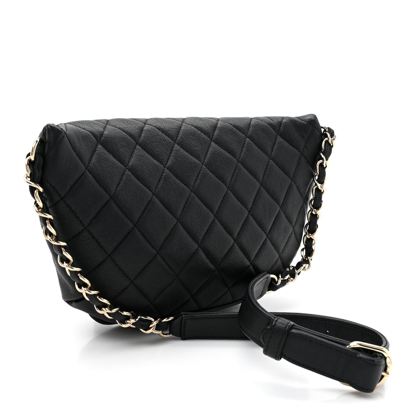 Chanel Caviar Quilted Business Affinity Waist Belt Bag Black