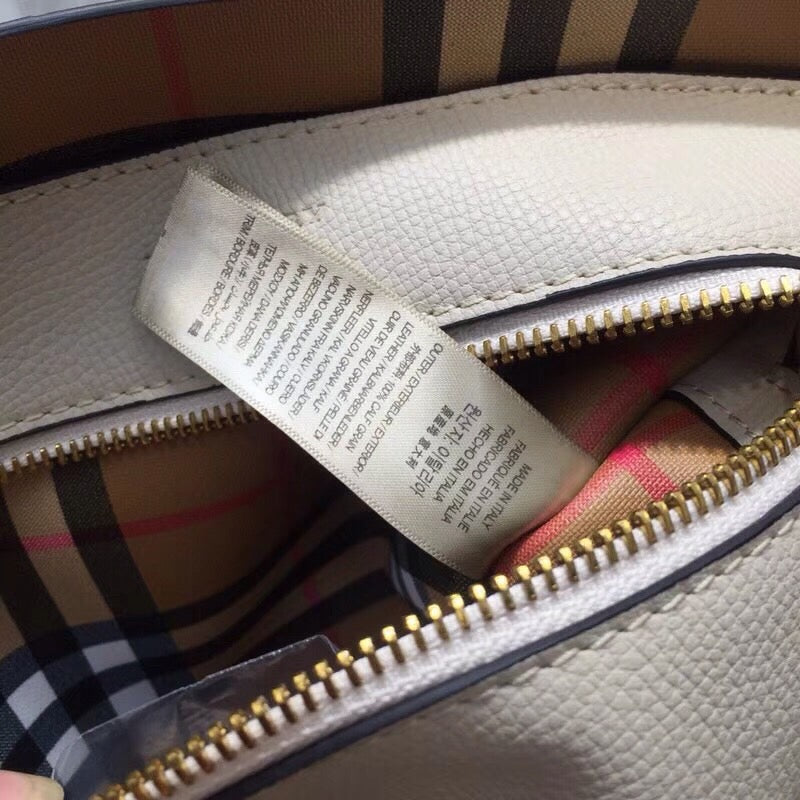 Top Quality Small Embossed Crest Tote White For Women, Bags 13.8in/35cm