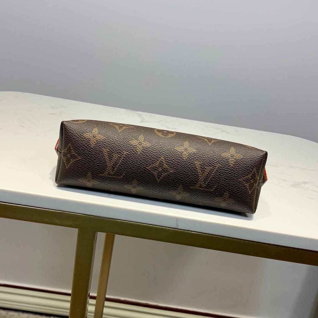 Top Quality Cosmetic Pouch PM Monogram Canvas For Women, WoBags 7.5in/19cm Top Quality M47515