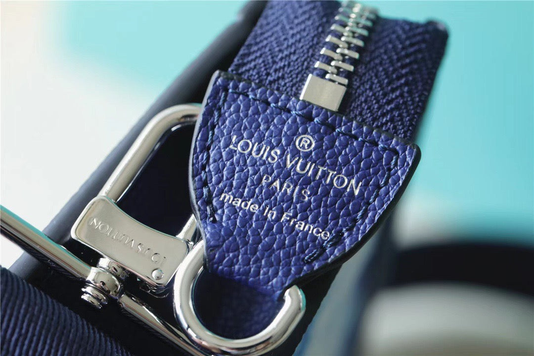 Top Quality Gaston Wearable Wallet Monogram Blue For Men, Bags, Shoulder And Crossbody Bags 8.7in/22cm Top Quality M81431