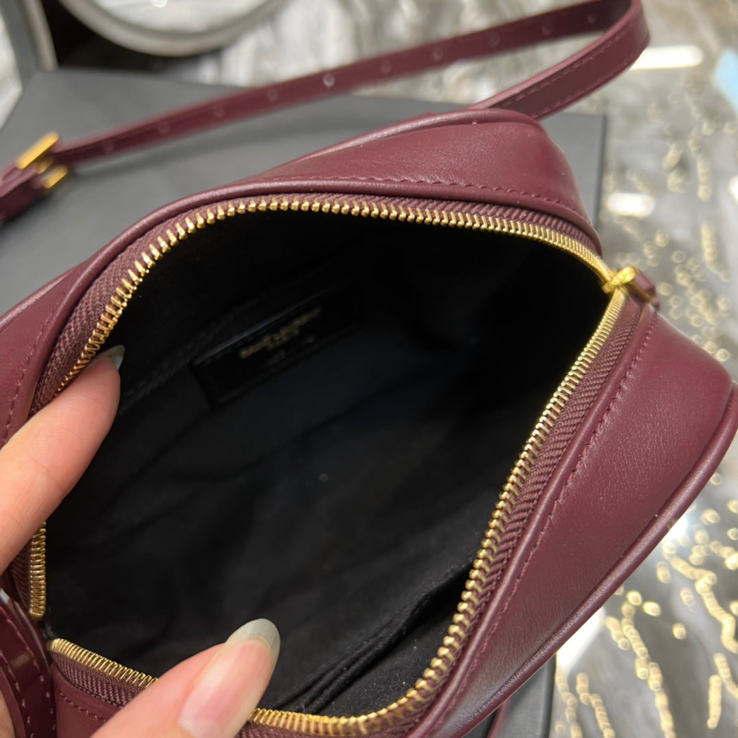 Top Quality Lou Belt Bag Red In Matelassé Gold Toned Hardware For Women 6.1in/15cm YSL 614031DV7072721