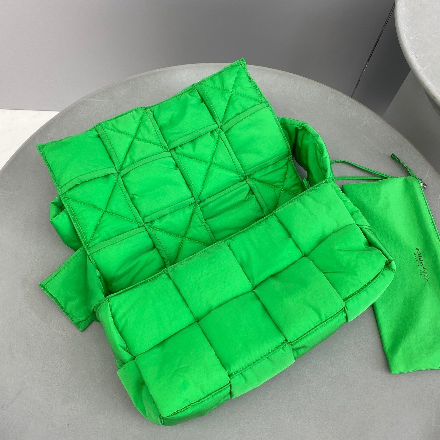 Top Quality Padded Tech Cassette Bag For Women 11.8in/30cm In Green 628951VBO813724