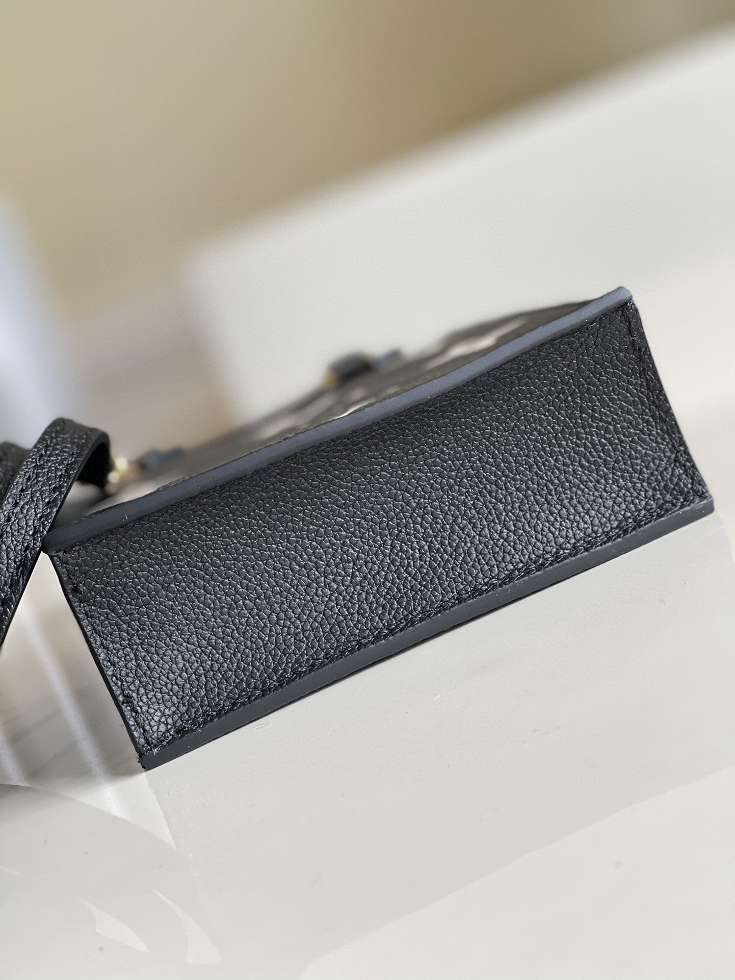 Top Quality Petit Sac Plat Monogram Empreinte Black/Beige For Women, Womens Handbags, Shoulder And Crossbody Bags 5.5in/14cm Top Quality M81416