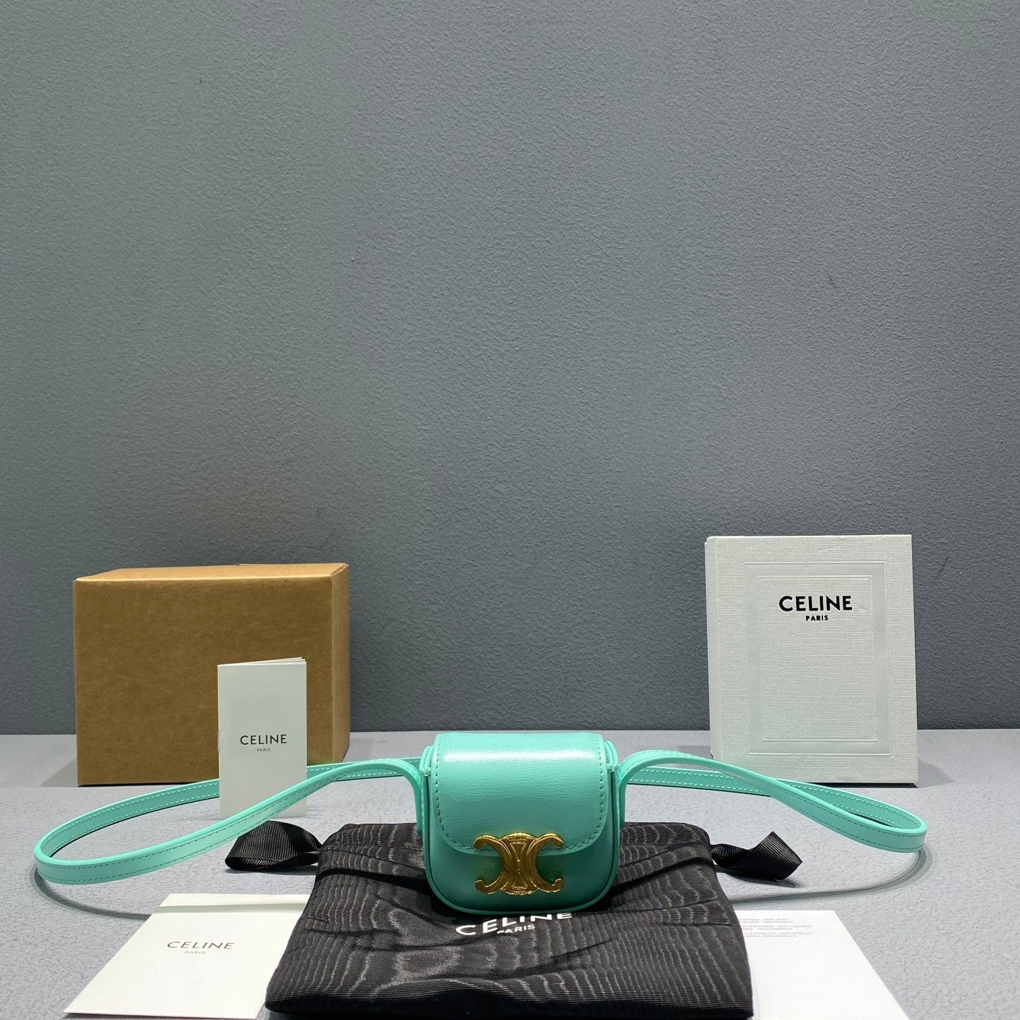 Top Quality Mini Triomphe ITop Quality Mint For Women 4in/11cm 10I513DPV.29IM