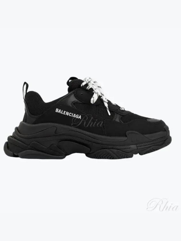 Luxury Balenciaga Trending 2025 Triple S Low Top Sneakers Black