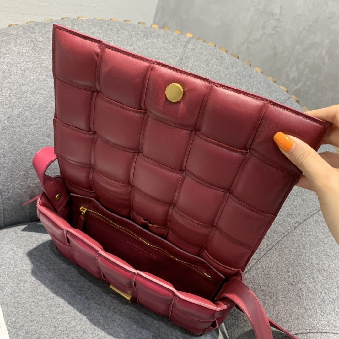 Top Quality Padded Cassette Bag For Women 10.2in/26cm In Dark Red 591970VCQR16358
