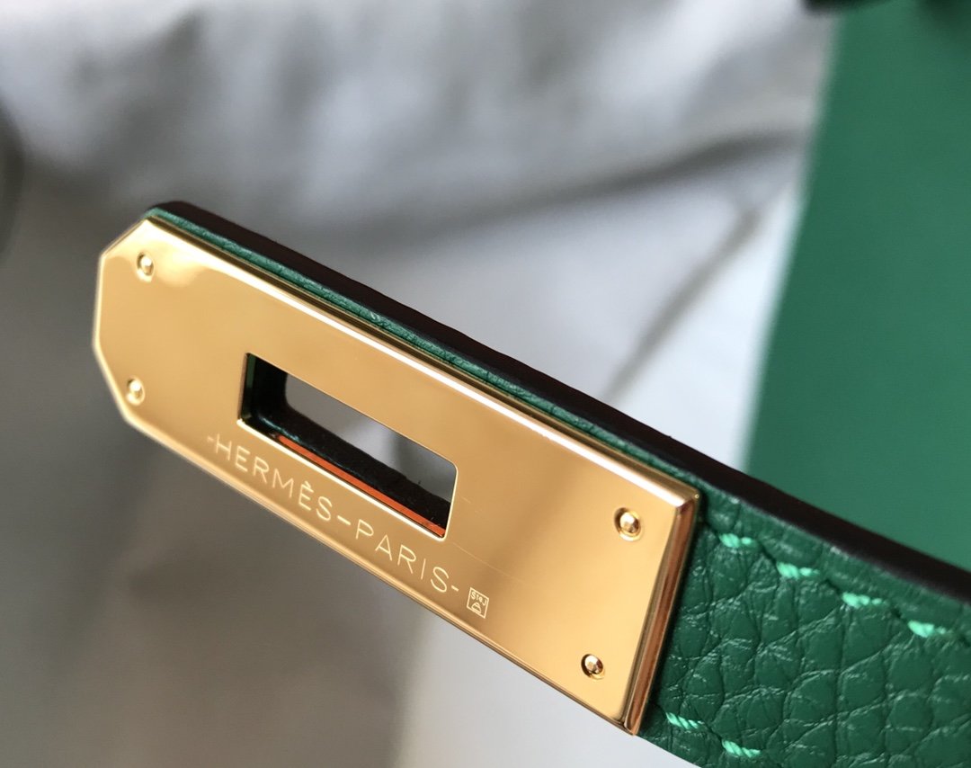 Top Quality Birkin Green For Women Gold-Toned Hardware 11in/30cm