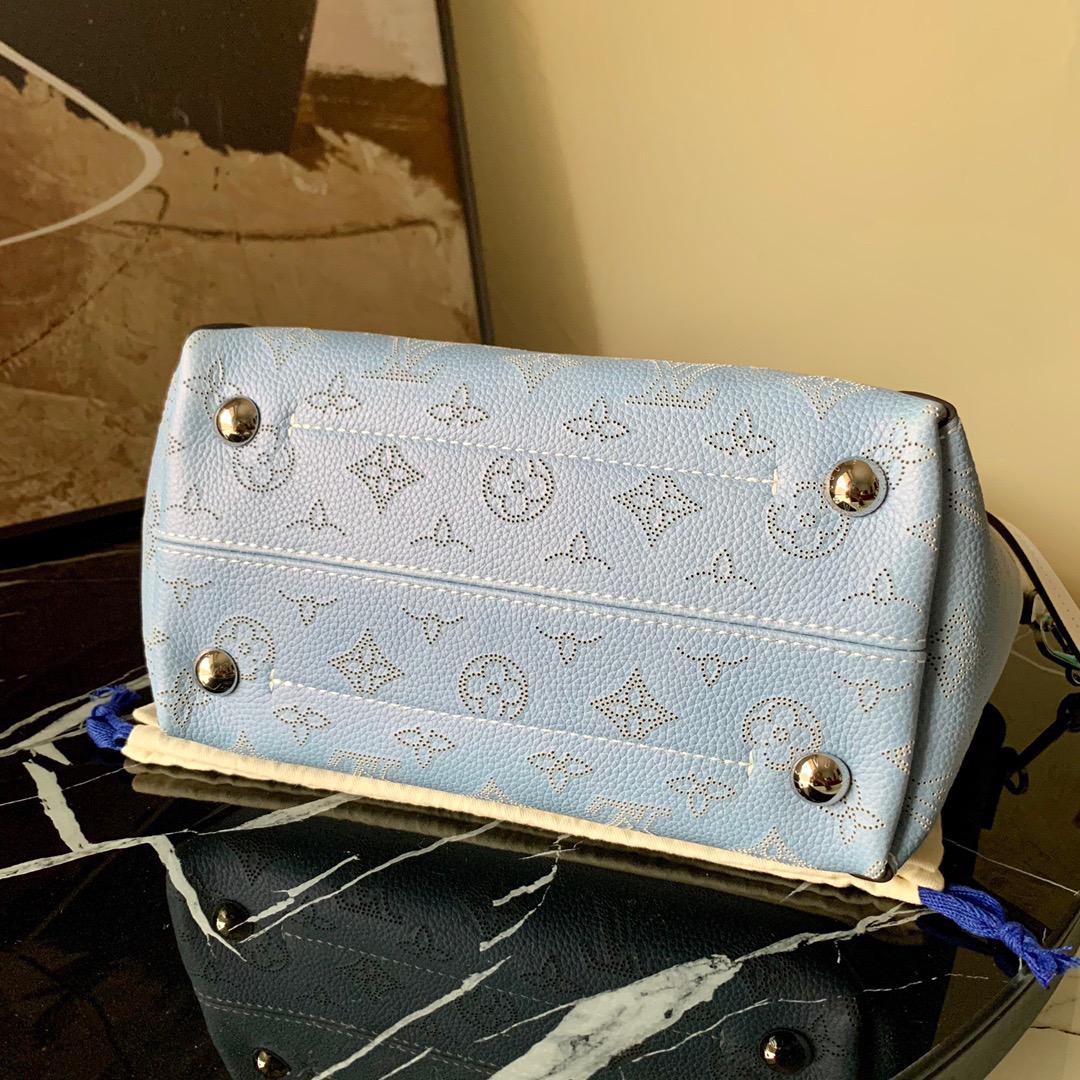 Top Quality Hina PM GraTop Qualityent Blue For Women, Womens Handbags, Shoulder And Crossbody Bags 9in/23cm Top Quality