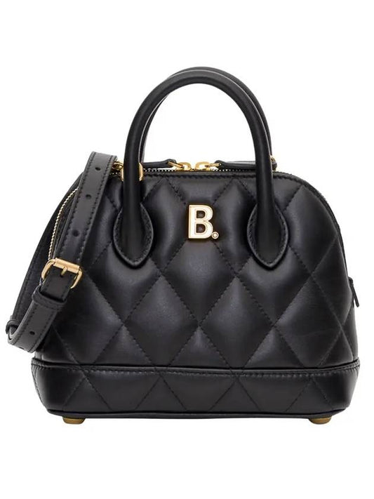 Luxury Balenciaga Trending 2025 Ville Quilted Leather Top Handle Cross Bag Black