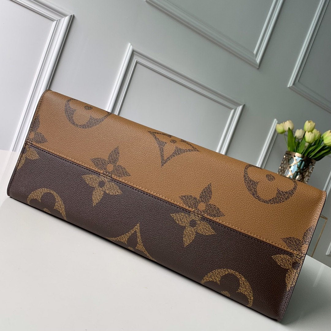 Top Quality OnTheGo MM Monogram And Monogram Reverse Canvas For Women,  Shoulder Bags 13.8in/35cm Top Quality M45321