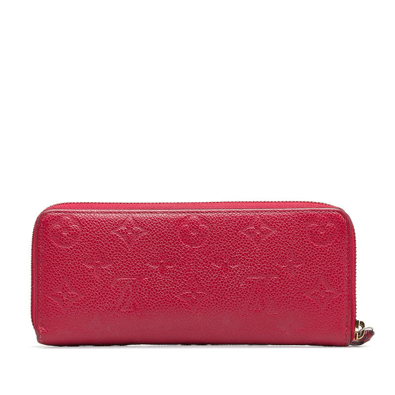 Louis Vuitton Monogram Amplant Portfolio Clemence Long Wallet M62535 Frigia Pink Carfresser Ladies Louis Vuitton