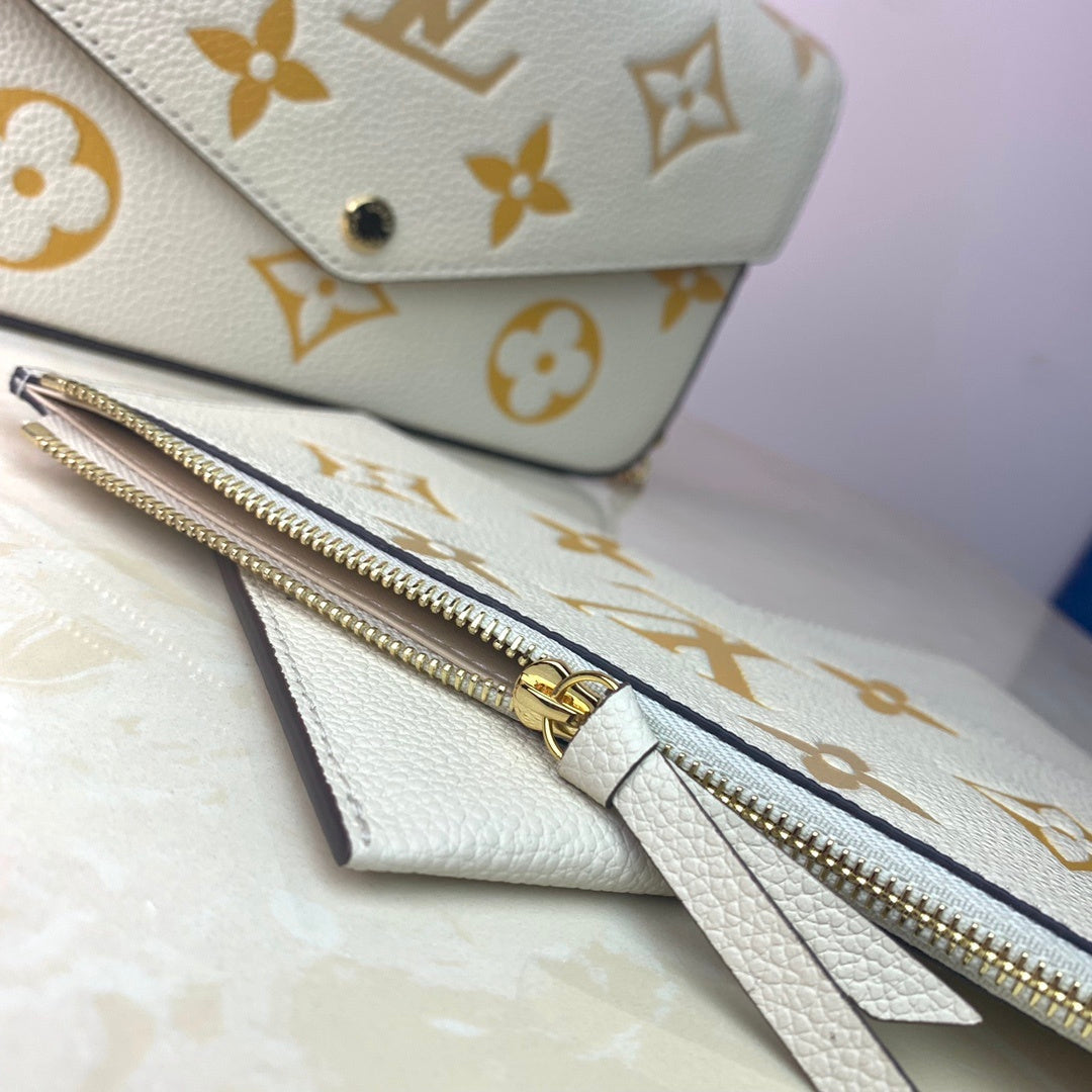 Top Quality Monogram Empreinte Pochette 21cm White