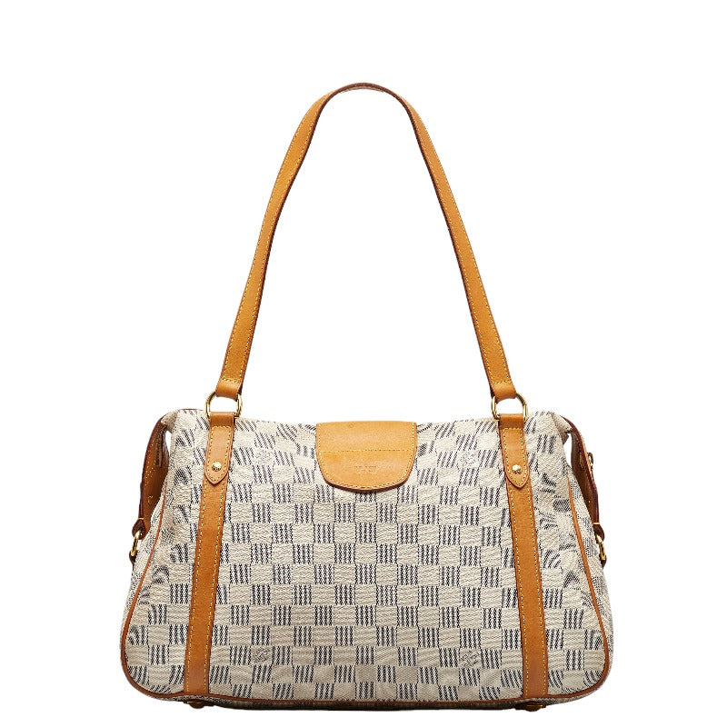 LOUIS VUITTON Louis Vuitton Damière Azur N42220 Handbag PVC/Laser White