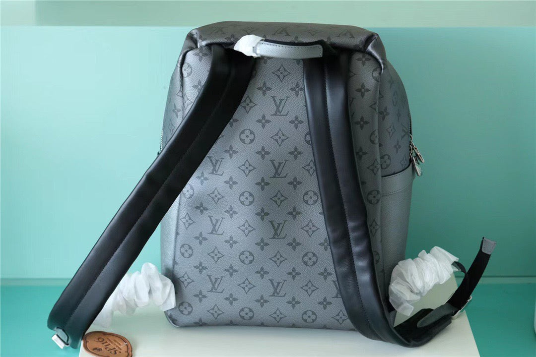 Top Quality Top Qualityscovery PM Backpack Monogram/Taiga Gunmetal Gray For Men, Bags, Backpack 15.7in/40cm Top Quality M30835