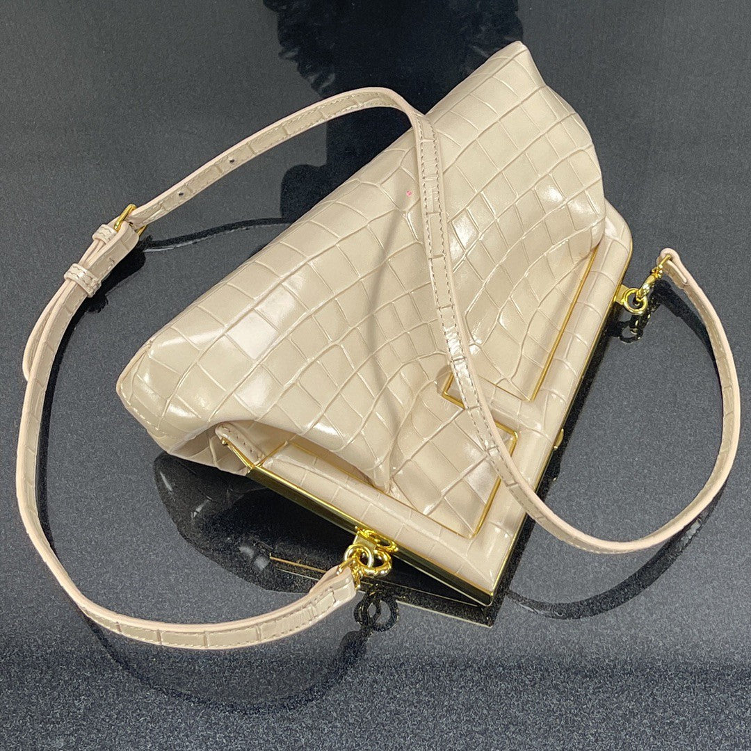 Top QualityTop Quality Top QualityTop Qualityrst Small White Crocodile Bag For Woman 26cm/10in