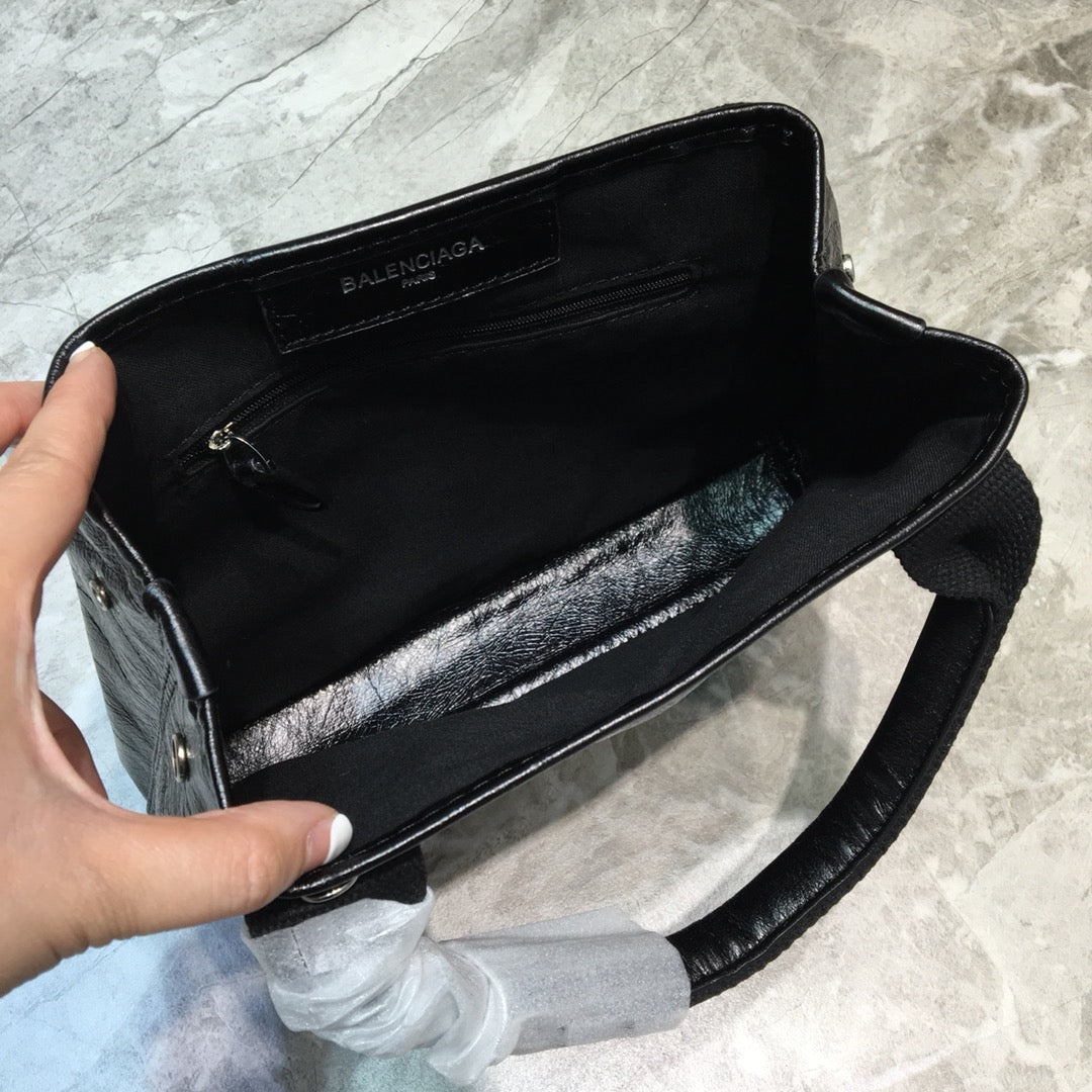 Top Quality Navy XS Tote Bag In Black, For Women,  Bags 12.6in/32cm