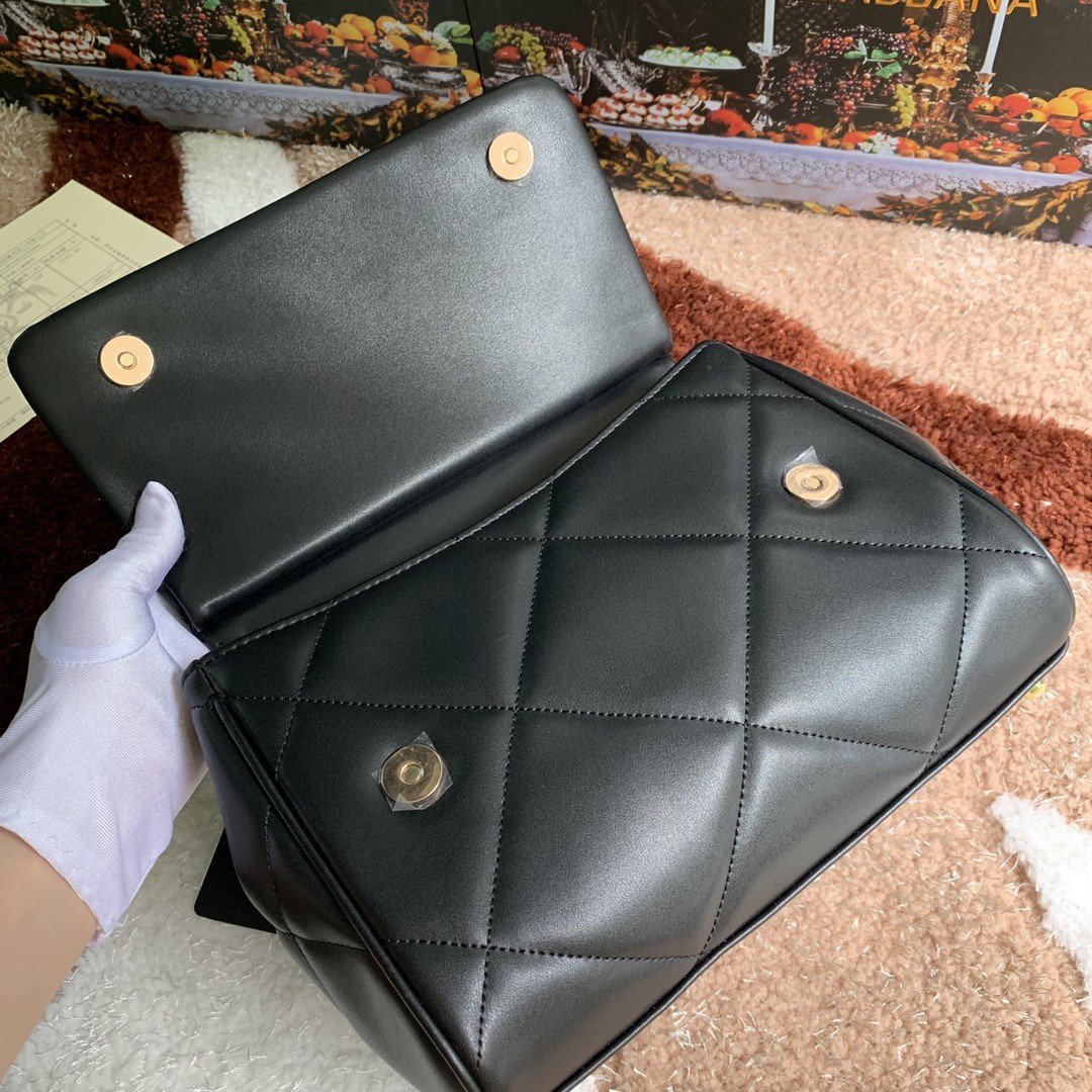 Top Quality Medium Sicily Bag In Quilted Black For Women 10.2in/26cm Top Quality Top Quality6002AW59180999