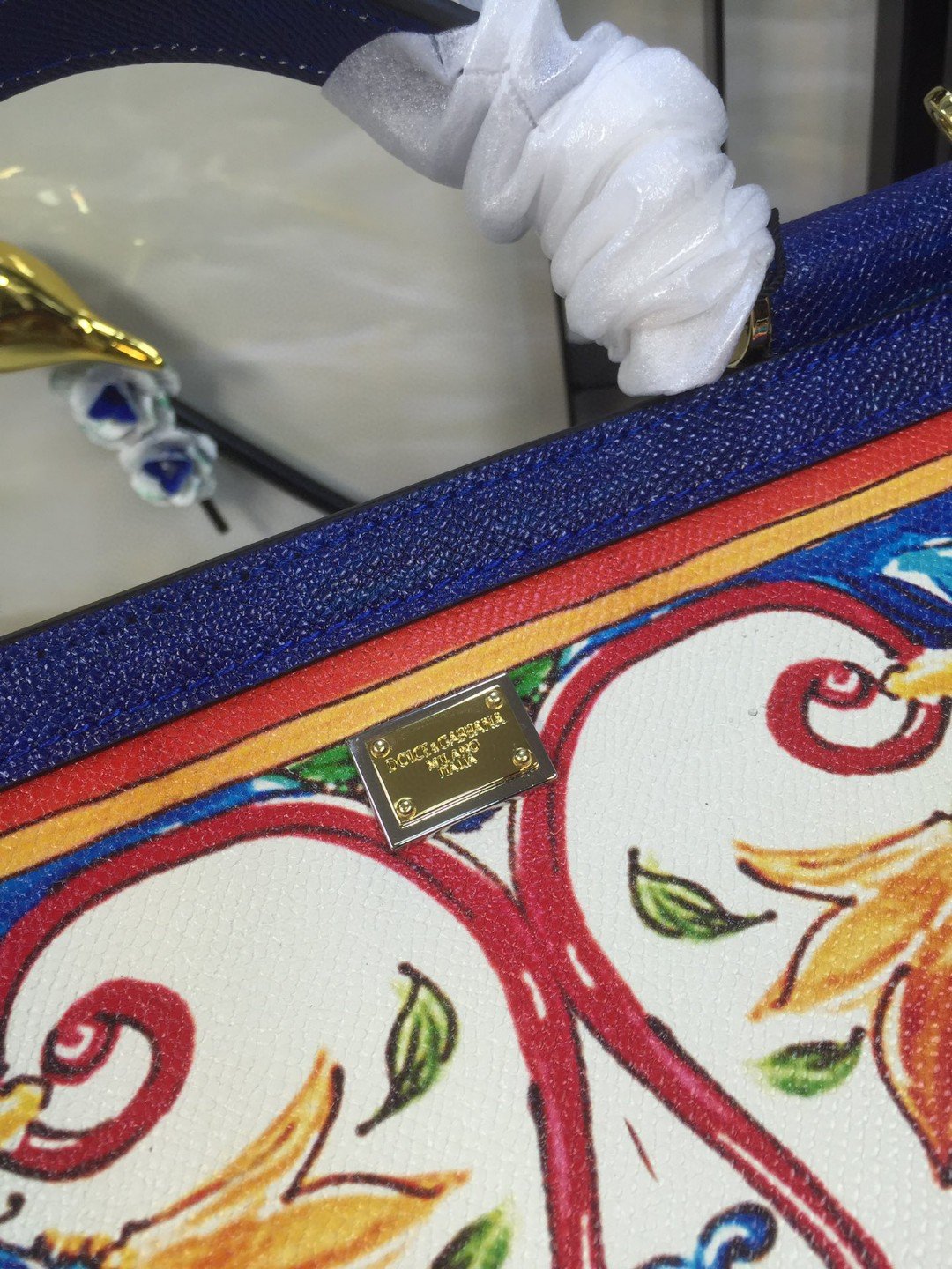 Top Quality 90s Sicily Bag With Logo Print Multicolor For Women 10.2in/26cm Top Quality