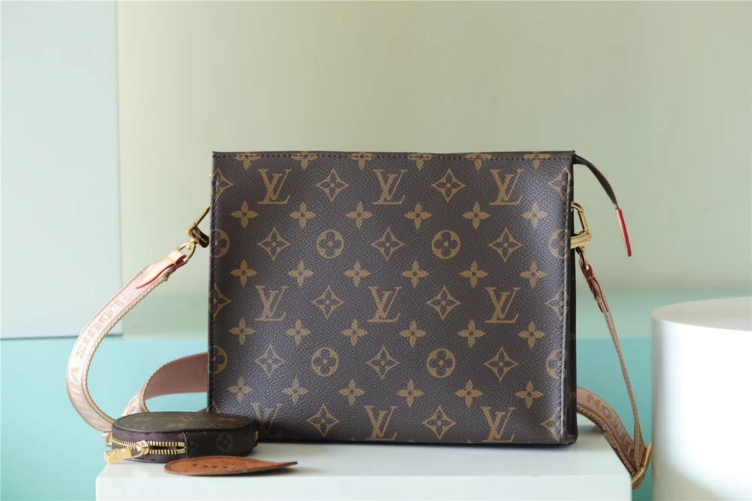 Top Quality Pochette Double Monogram Canvas For Women, Womens Bags, Shoulder And Crossbody Bags 10.2in/26cm Top Quality