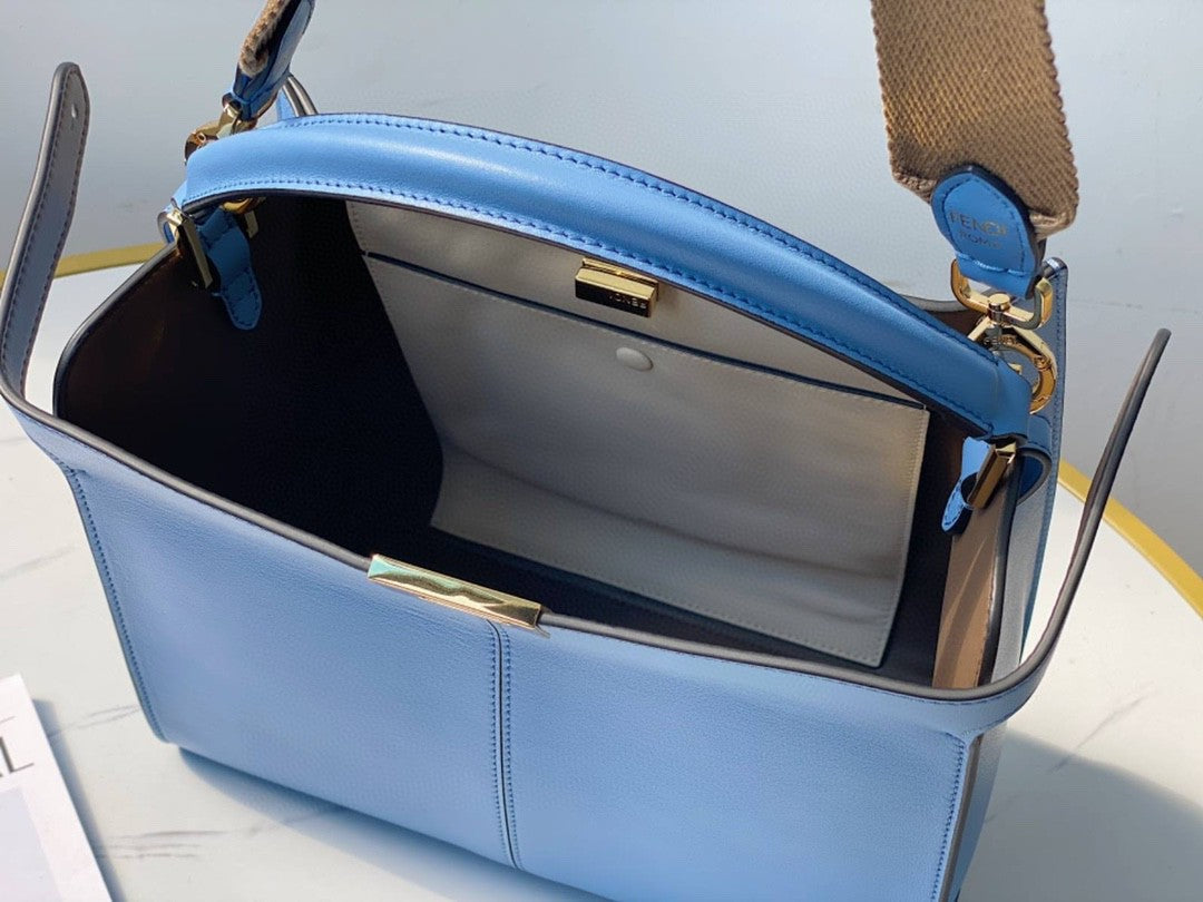 Top QualityTop Quality Peekaboo X-Lite Tote Medium Blue Bag For Woman 30cm/12in
