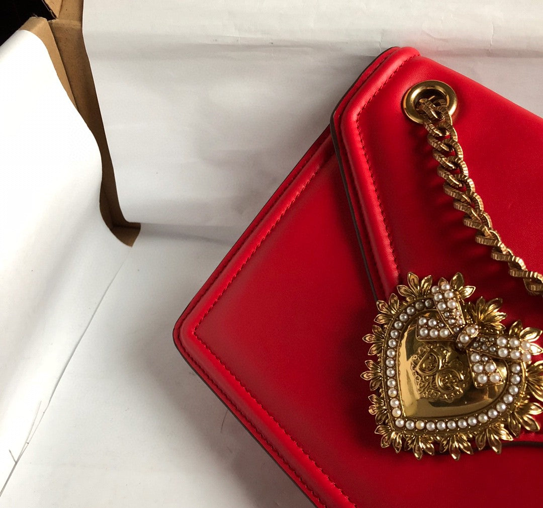 Top Quality Medium Devotion Bag Red For Women 8.1in/20.5cm Top Quality