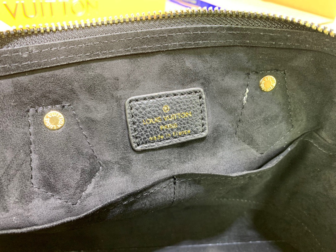 Top Quality Neo Alma PM Monogram Empreinte Black/Beige For Women,  Shoulder And Crossbody Bags 13.8in/35cm Top Quality