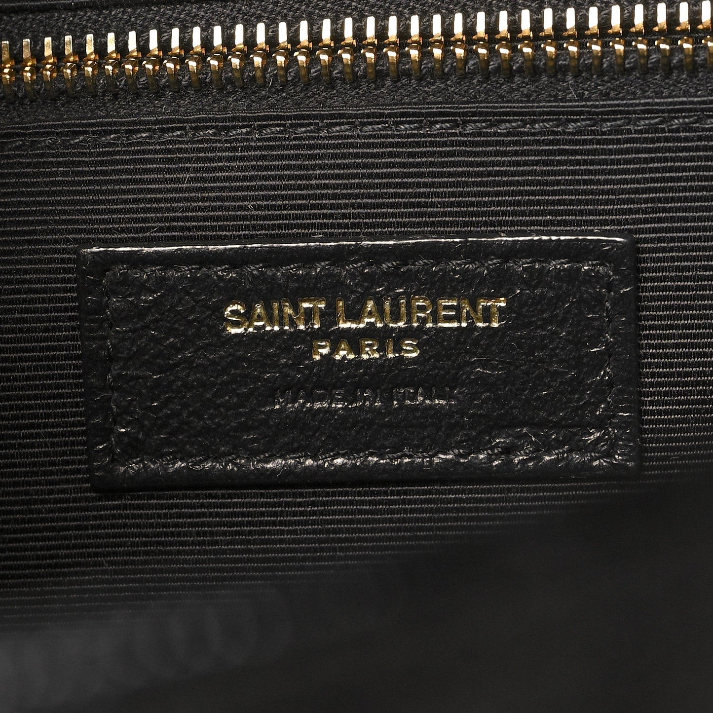 Saint Laurent Grain De Poudre Textured Mixed Matelasse Large Triquilt Monogram Satchel Black