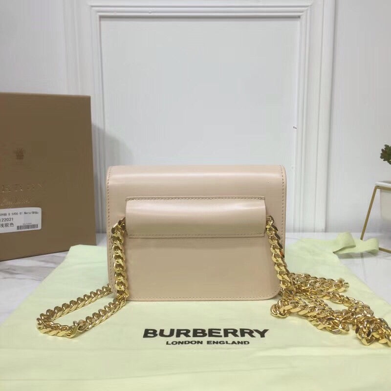 Top Quality Tb Chain Belt Bag Beige For Women, Bags 6.6in/17cm