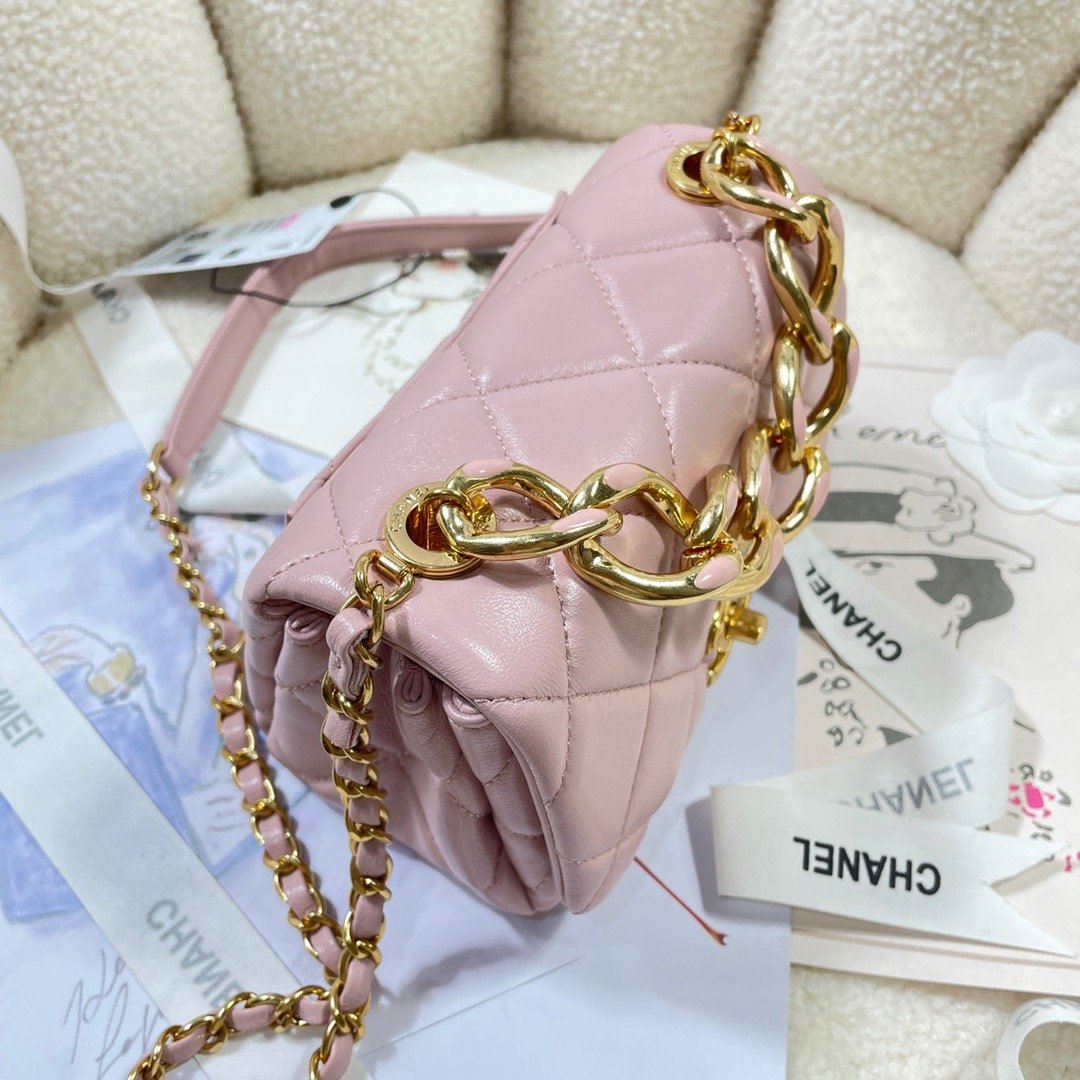 CHLMini Top Qualityap Bag Gold Hardware PiNike For Women Handbags, Shoulder Bags 6.7in/17cm AS3365