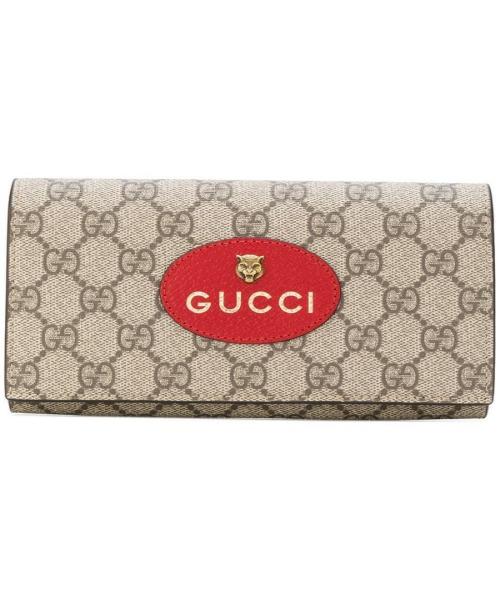 Gucci Neo   Supreme Continental Wallet Red