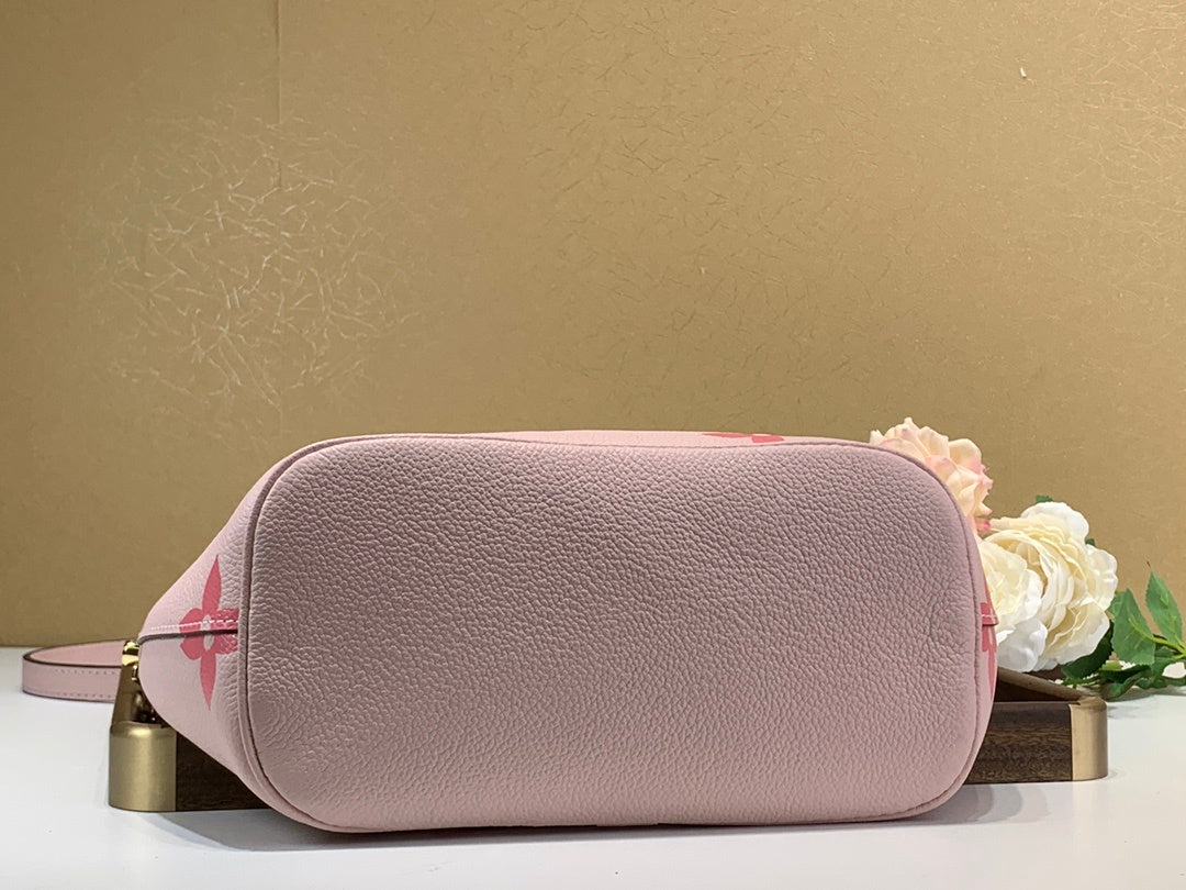 Top Quality MarsTop Qualityallow Hobo Bag Monogram Empreinte Pink For Women,  Shoulder And Crossbody Bags 9.4in/24cm Top Quality M45697