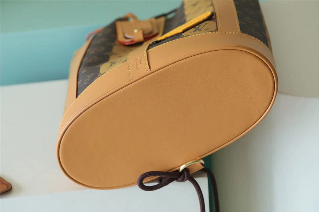 Top Quality Randonee Messenger Monogram Stripes Brown For Men, Bags, Shoulder And Crossbody Bags 10.4in/26cm Top Quality M45968
