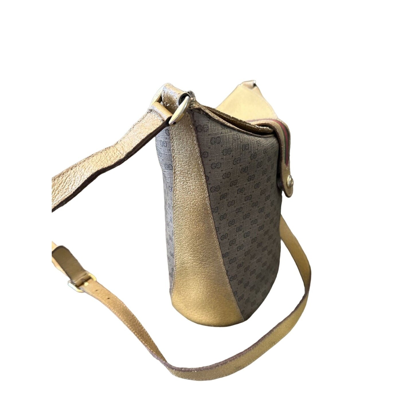 Gucci Accessory Collection brown micro Guccissima bucket bag