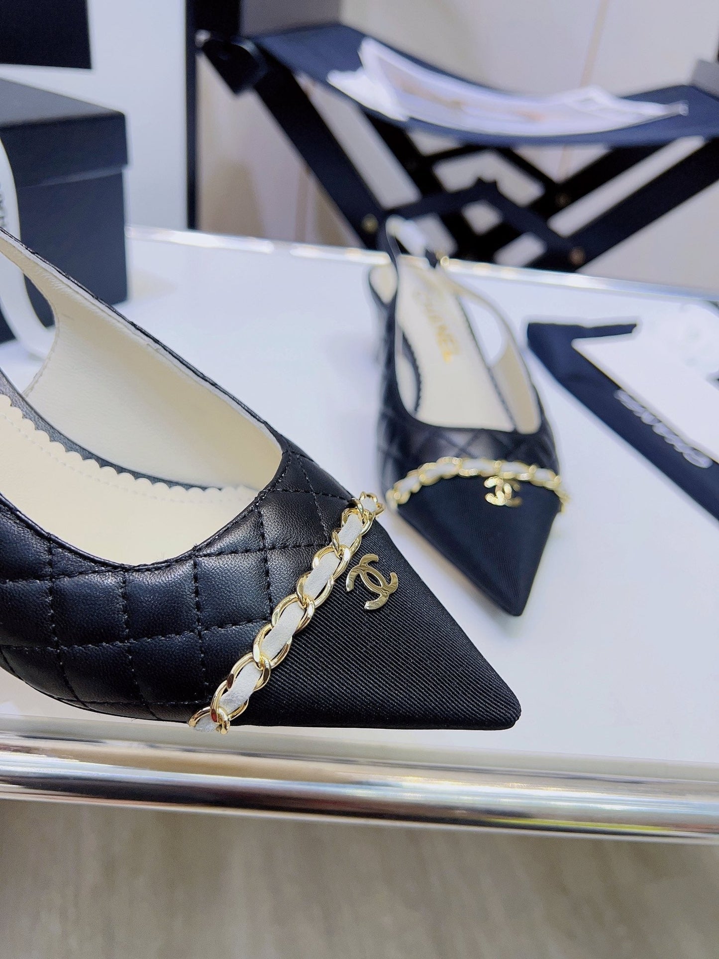New 1:1 rep CHL High Heel Shoes 019