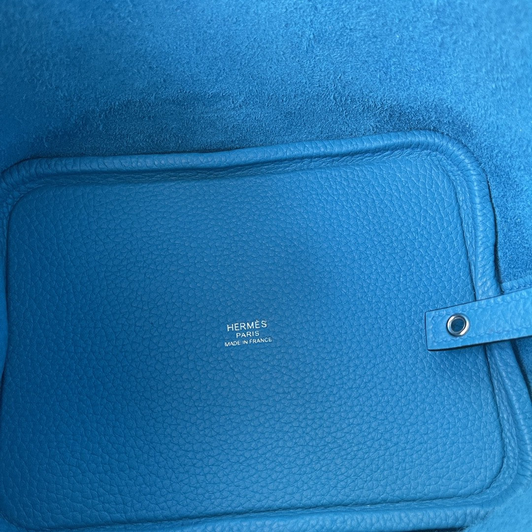 Top Quality Picotin Lock 18 Bag Blue For Women, Handbags 7.1in/18cm