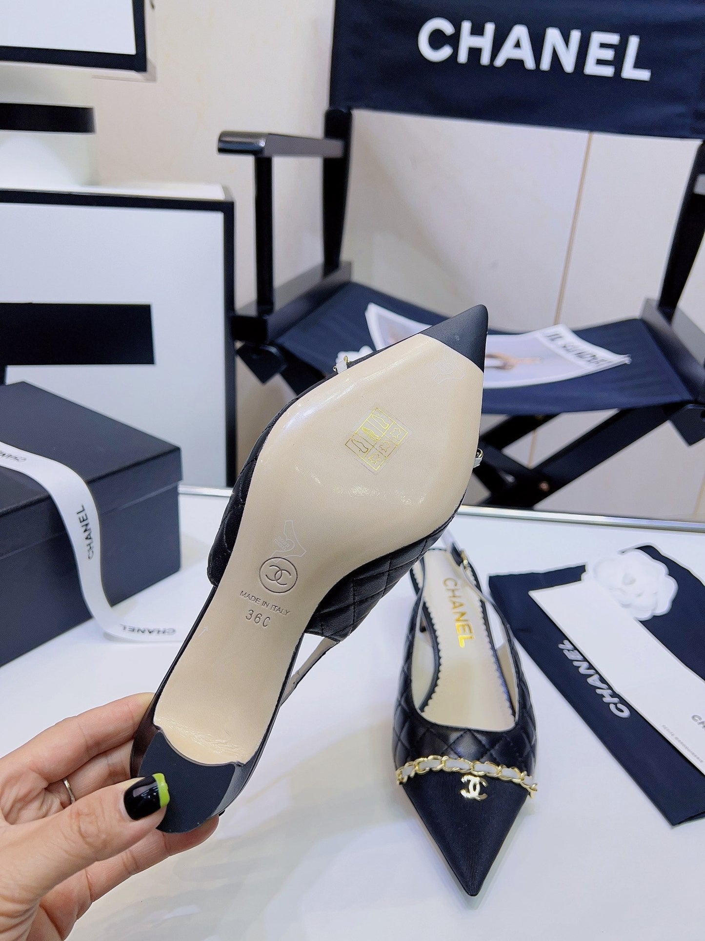 New 1:1 rep CHL High Heel Shoes 019