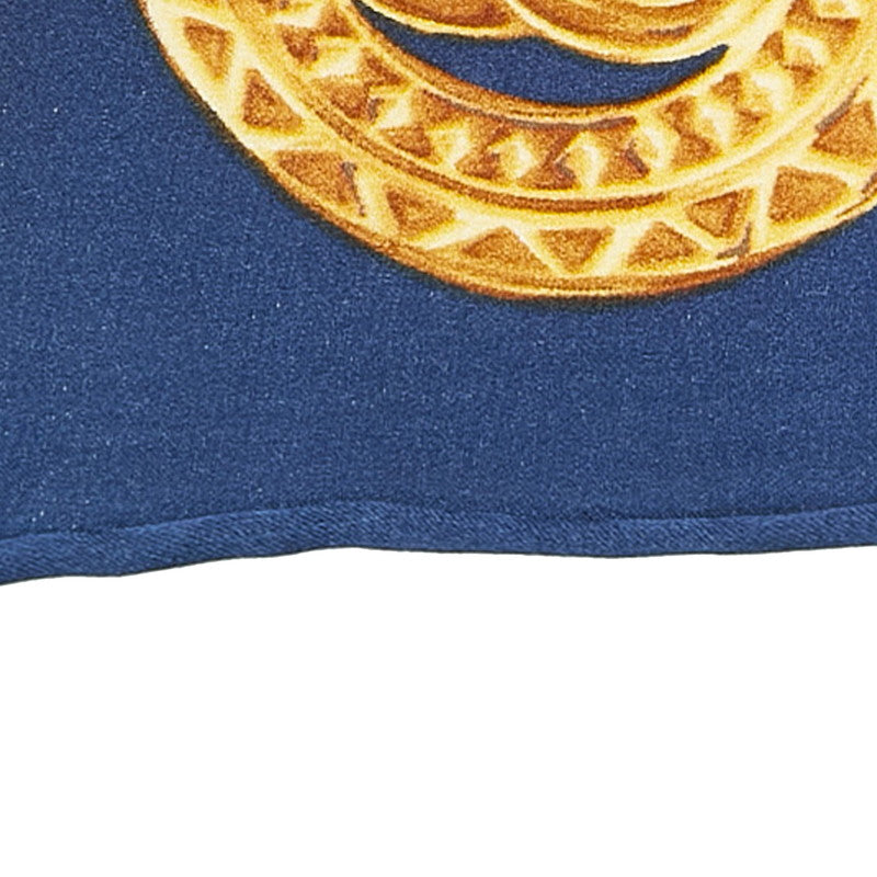 Chanel Cocomark carf Navi Multicolor Silk  Chanel