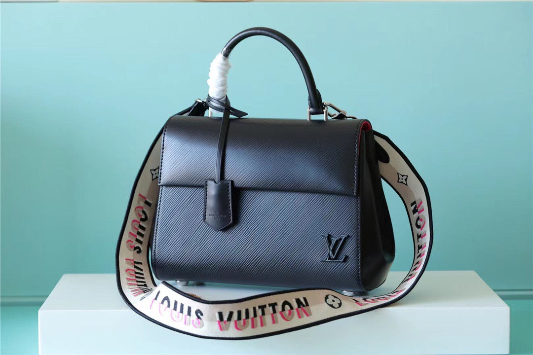 Top Quality Cluny Mini Epi Black For Women,  Shoulder And Crossbody Bags 28cm/11in Top Quality 