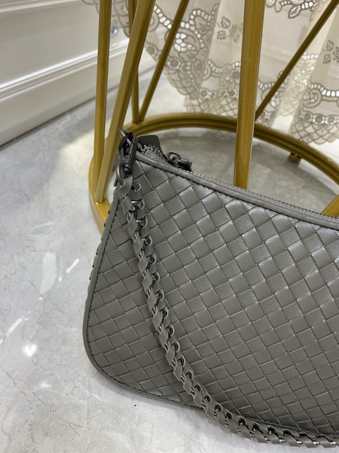 Top Quality Crossbody Bag Cinereous, For Women, Bags 9.4in/24cm