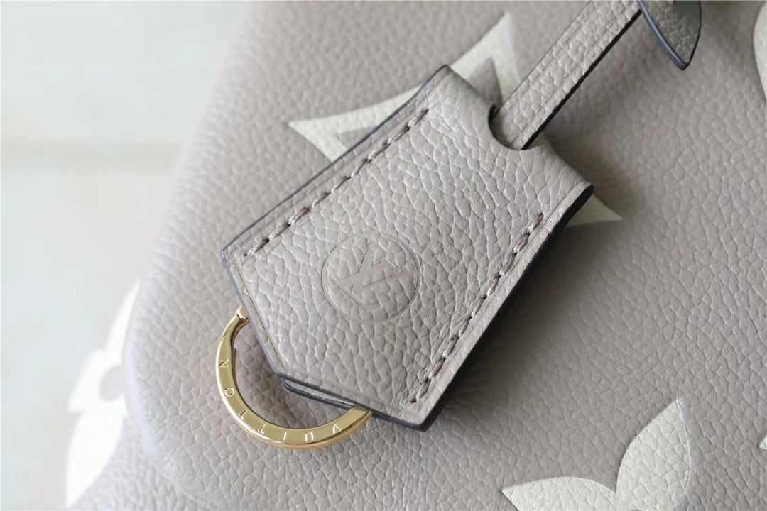 Top Quality Madeleine MM Monogram Empreinte Dove Gray/ Creme Beige For Women,  Shoulder and Crossbody Bags 11.8in/30cm Top Quality M46041