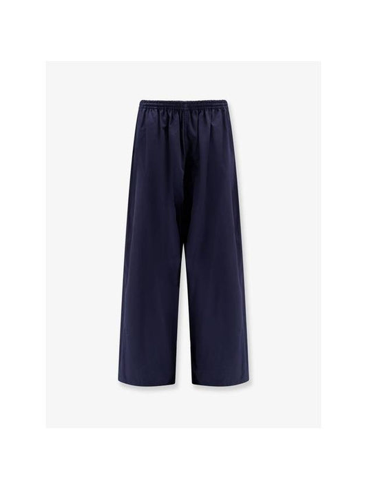 Luxury Balenciaga Trending 2025 Cotton Straight Pants Blue