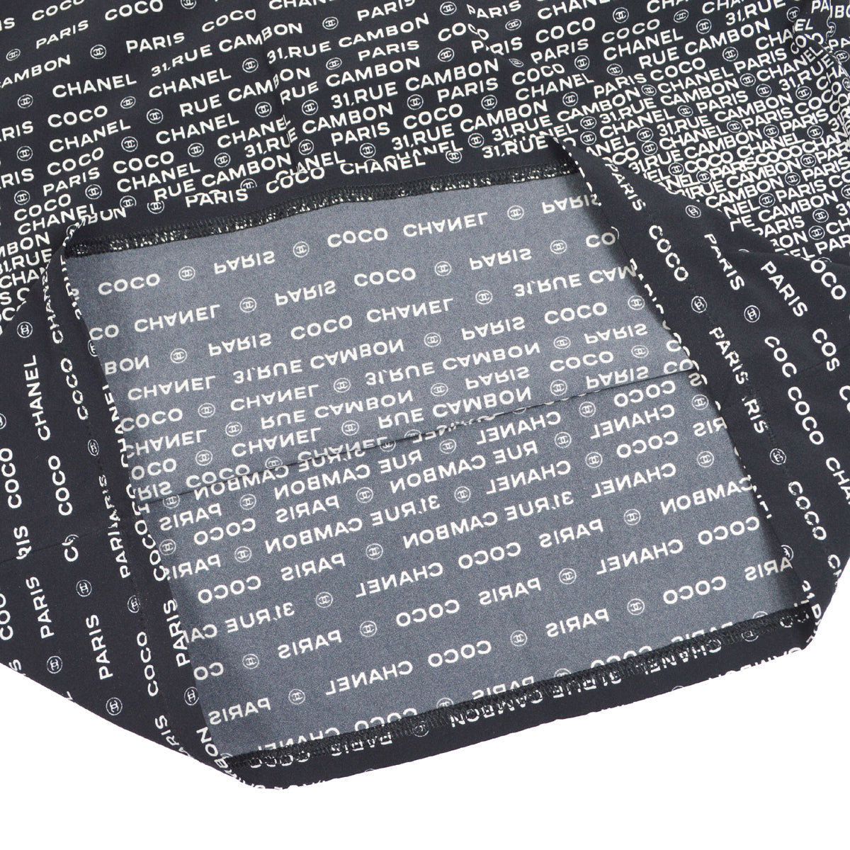 Chanel 2009 Spring logo-print V-neck T-shirt #34