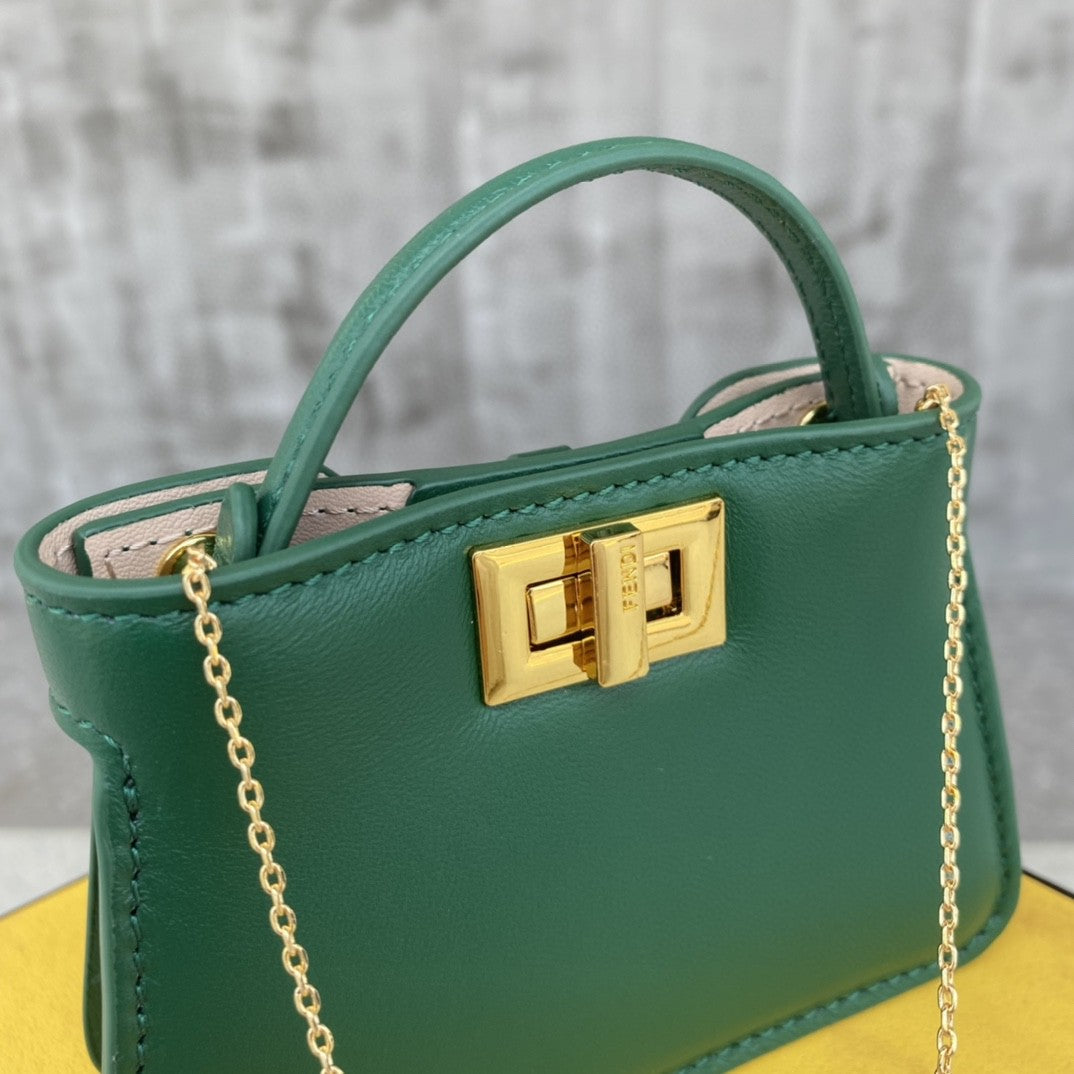 FI Nano Top Quality Charm Crossbody Green Bag For Woman 12cm/4.5in