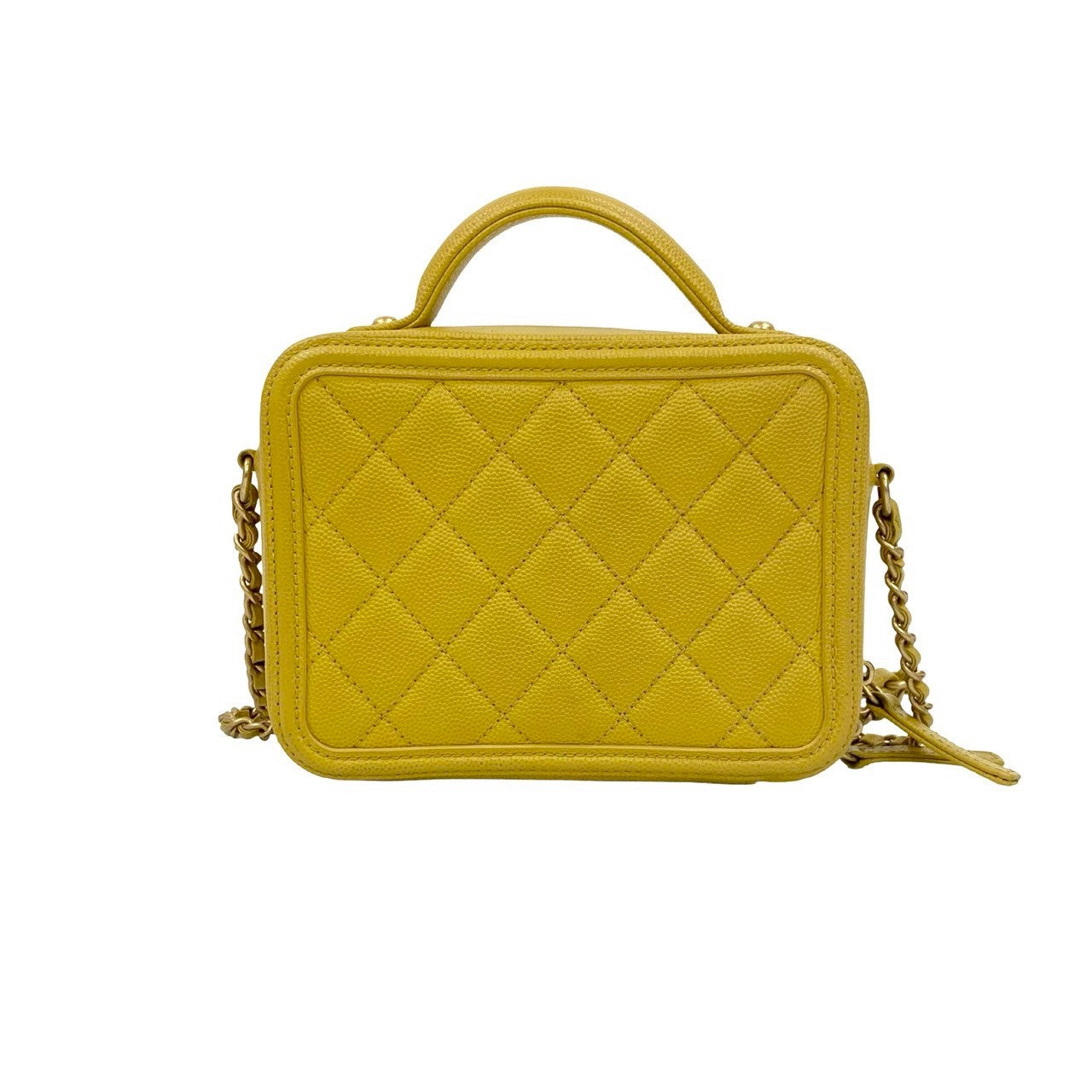 Chanel CC Filigree Caviar Skin Shoulder Bag